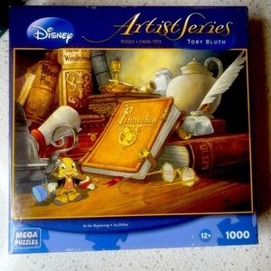 Disney Artist Series Puzzle Toby Bluth In The Beginning Pinocchio 1000 pc puzzle
